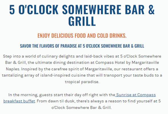 Compass By Margaritaville Hotel North Naples Εξωτερικό φωτογραφία